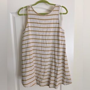 WE THE FREE Free People Tunic Tank Large Yellow Cream